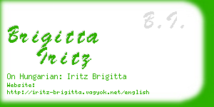 brigitta iritz business card